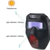 Grinding / welding helmet - automatic dimming - detachable