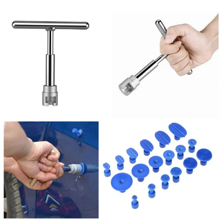 Glijhamer - autodeukherstel - trekker - kit - met 18 treklipjesGereedschap & onderhoud