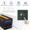 Pure sine wave power converter - remote control - LCD display - solar inverter - DC 24V to AC 220V - 1500W