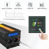 Reiner Sinus-Stromwandler - Fernbedienung - LCD-Display - Solarwechselrichter - DC 24V zu AC 220V - 1500W