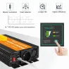 Konwerter czystej fali sinusoidalnej - DC 12V na AC 220V 230V - zasilacz samochodowy - falownik - 1000WNarzędzia & konserwacja