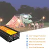 Konwerter czystej fali sinusoidalnej - DC 12V na AC 220V 230V - zasilacz samochodowy - falownik - 1000WNarzędzia & konserwacja