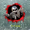PegatinasSkull finger design - vinyl car sticker