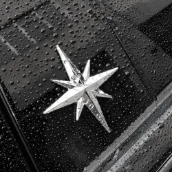 3D ster - auto / motor sticker - metalen embleemStickers