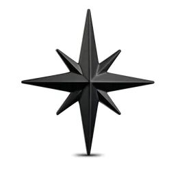 Gwiazda 3D - naklejka na samochód / motocykl - metalowy emblematNaklejki