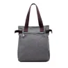 Klassieke canvas tas met bedrukte katHandtassen
