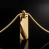 Collana con pendente in tungsteno