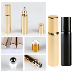 Roll-on bottle for essential oil & perfume - container 5 ml - 10 ml