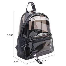 Modieuze transparante rugzak - schooltasRugzakken