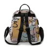 MochilasTrendy mini backpack - abstract line face printed