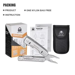 AlicatesROXON S802 Phantom - multi tool - pliers / scissors with replaceable knife / wire cutters