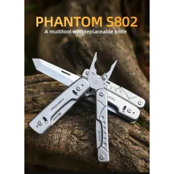ROXON S802 Phantom - multinarzędzie - szczypce / nożyczki z wymiennym nożem / przecinaki do drutuSzczypce