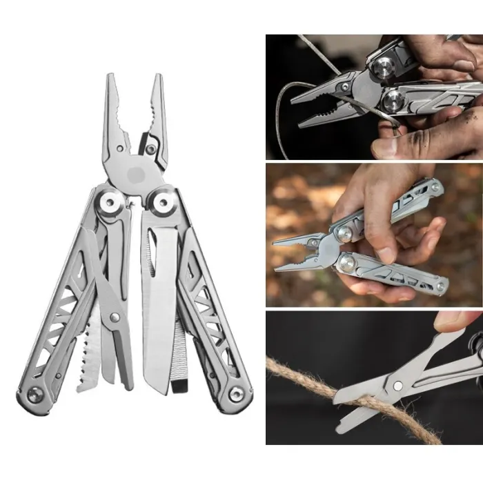 Camping-Multitool - Zange / Kabel-Drahtschneider / Klappmesser - HRC78K