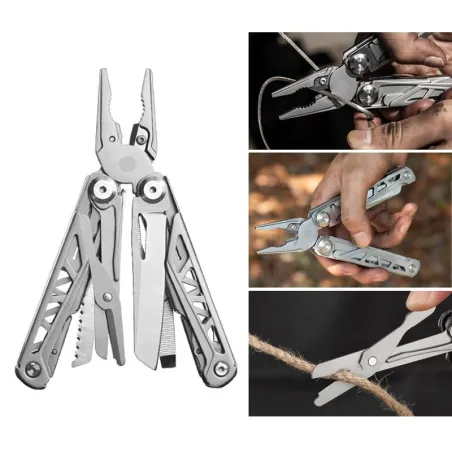 Camping-Multitool - Zange / Kabel-Drahtschneider / Klappmesser - HRC78K