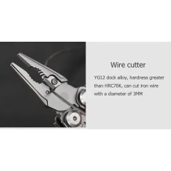 Camping multitool - tang / kabelknipper / zakmes - HRC78KMultitool & Zakmes