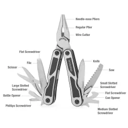Camping multitool - tang / mes / snijder / zaagMultitool & Zakmes