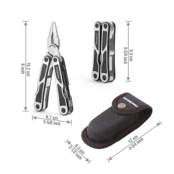 Camping multitool - tang / mes / snijder / zaagMultitool & Zakmes