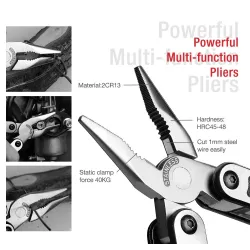 Camping Multitool - Zange / Messer / Cutter / Säge