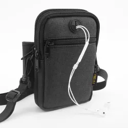 Borsa impermeabile piccola a spalla e tracolla - unisex - presa per auricolari