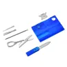 10 in 1 pocket multitool - creditcardvorm - mes / naald / schaar / schroevendraaierMultitool & Zakmes