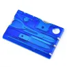 10 in 1 pocket multi tool - credit card shaped - knife / needle / scissors / screwdriverKnives & Multitools