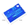 10 in 1 pocket multitool - creditcardvorm - mes / naald / schaar / schroevendraaierMultitool & Zakmes