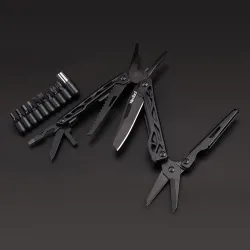 NexTool Black Knight - 11 in 1 multifunction tool - folding pliers / scissors / opener / screwdriversKnives & Multitools