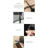 NexTool Black Knight - 11 i 1 multifunktionsværktøj - foldetang / saks / åbner / skruetrækkere