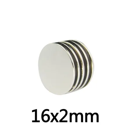 N35 - magnes neodymowy - mocny okrągły krążek - 16 * 2 mmN35