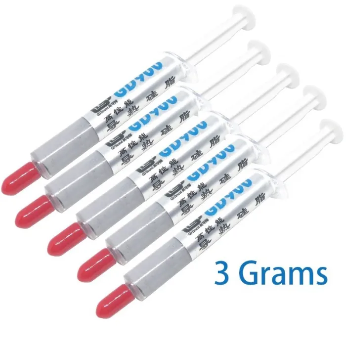Pasta térmicaGD 900 Thermal Conductive Grease Paste Silicone Plaster Heat Sink Compound 5 Pieces High Performance Gray cpu co...