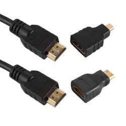 HDMI vers mini - câble micro HDMI fixé à 1,5 m