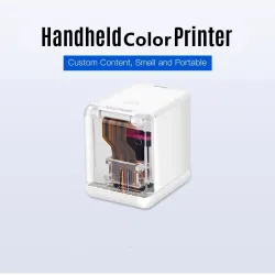 MBrush - handheld mini inkjetprinter - voor papier / doeken / leer / metaal - met inktpatroonPrinters