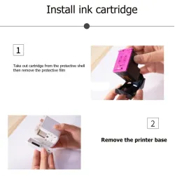 MBrush - handheld mini inkjetprinter - voor papier / doeken / leer / metaal - met inktpatroonPrinters