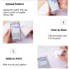 MBrush - handheld mini inkjet printer - for paper / clothes / leather / metal - with ink cartridge