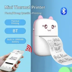Draagbare mini-zakprinter - thermisch - Bluetooth - voor foto's / labels - Android / iOSPrinters
