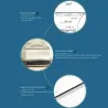 Portable pocket mini printer - thermal - Bluetooth - for pictures / labels - Android / iOS