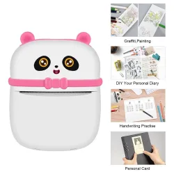 Draagbare mini thermische printer - snel printen - Bluetooth / IOS / Android / Windows - pandavormPrinters