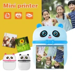 Draagbare mini thermische printer - snel printen - Bluetooth / IOS / Android / Windows - pandavormPrinters