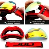 Skibril - verwisselbare lens - dubbellaags - anti-condens - snowboardzonnebril - UV 400Skibrillen