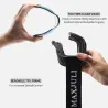 Profesjonalne gogle narciarskie - OTG - przeciwmgielne - dwuwarstwowe soczewki sferyczne - okulary snowboardoweSki glasses