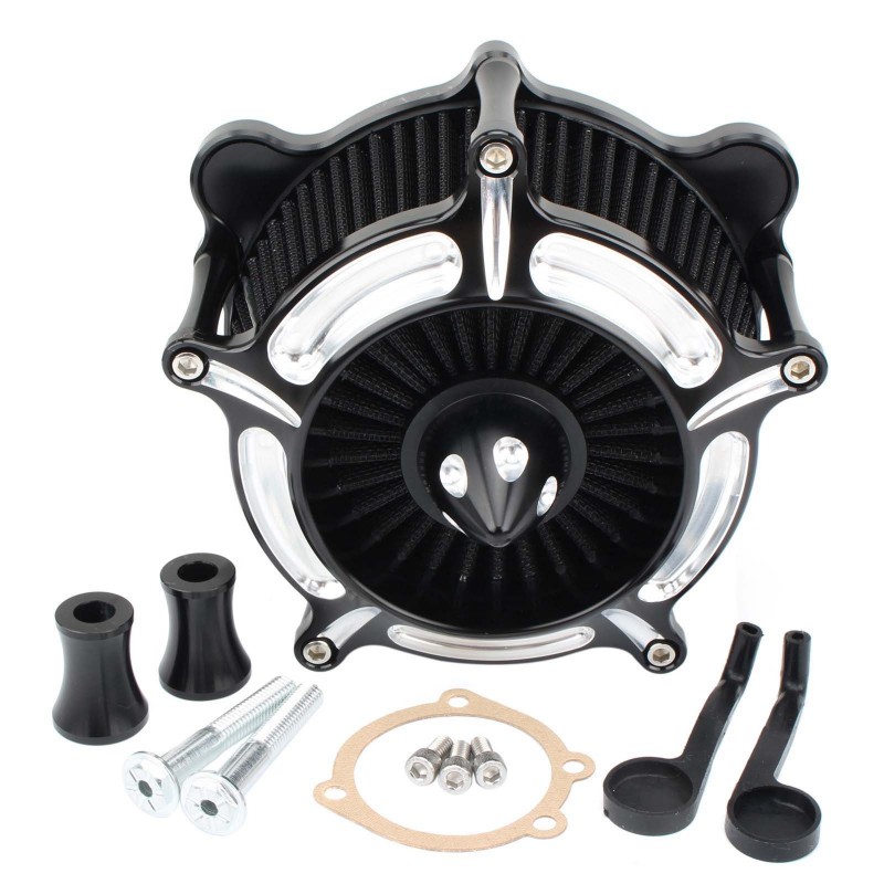 Partes de motosTurbine spike - air cleaner - intake filter - CNC - for Harley motorcycles