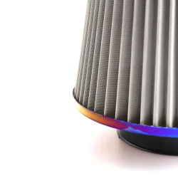 Cold air intake filter - high flow - for racing cars - 3" - 76mm