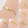 Elegante roestvrijstalen armband - olifanten / vlinders / hartenArmbanden