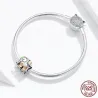 Thailand elephant - colorful enamel - 925 Sterling Silver - charm for bracelet