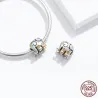 Thailand elephant - colorful enamel - 925 Sterling Silver - charm for bracelet