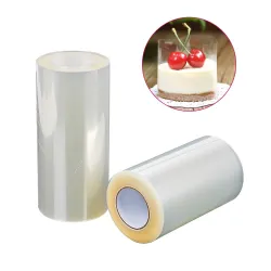 Transparent - side cake membrane - plastic wrap - 8cm * 10m / 10cm * 10m