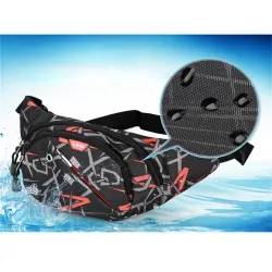 BolsosCasual travel belt bag - for men / women - nylon - waterproof - sports / casual wear