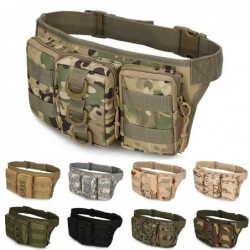 Military design waist bag for men waterproof - outdoor sports - for all activities