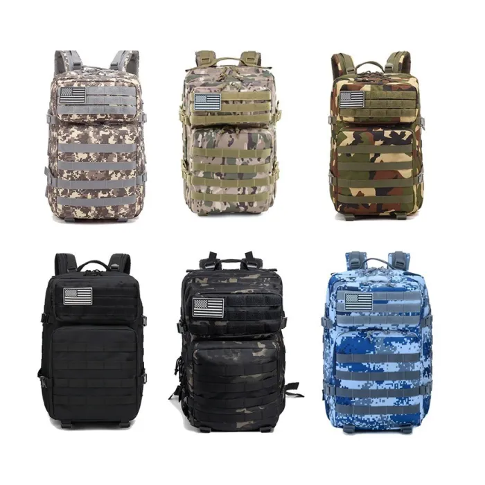 Taktischer / militärischer Rucksack - Tarnung - wasserdicht - großes Fassungsvermögen - 50L