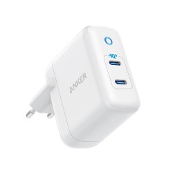 36W - 2-port PIQ 3.0 - type-C - wall charger - with foldable plug